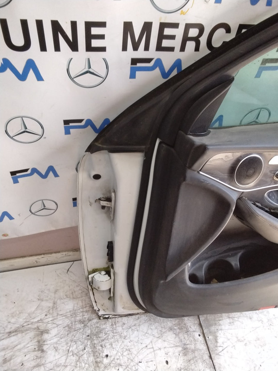 MERCEDES BENZ GLC W253  DRIVER FRONT DOOR OSF WHITE 2016-2023 COMPLETE FMD313