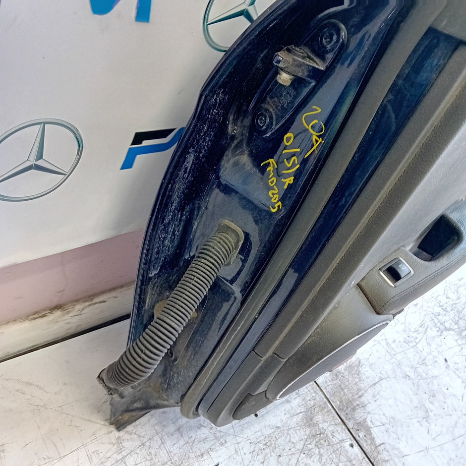 MERCEDES BENZ C-CLASS S204 ESTATE DRIVER REAR DOOR OSR BLUE 2008- 2014 FMD205