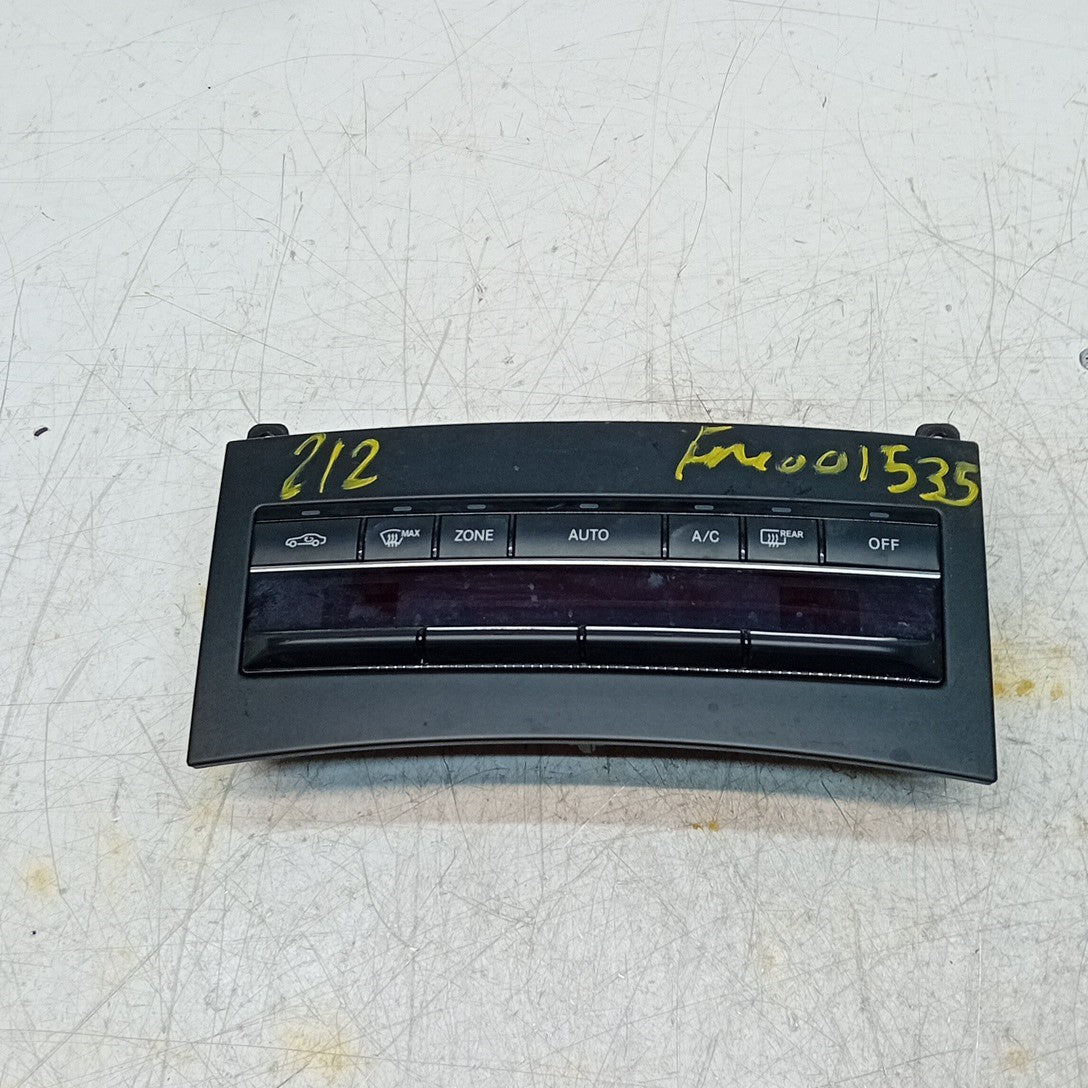 MERCEDES E-CLASS W207 W212 CLIMATE CONTROL PANEL A2129005018 2016 FM001535
