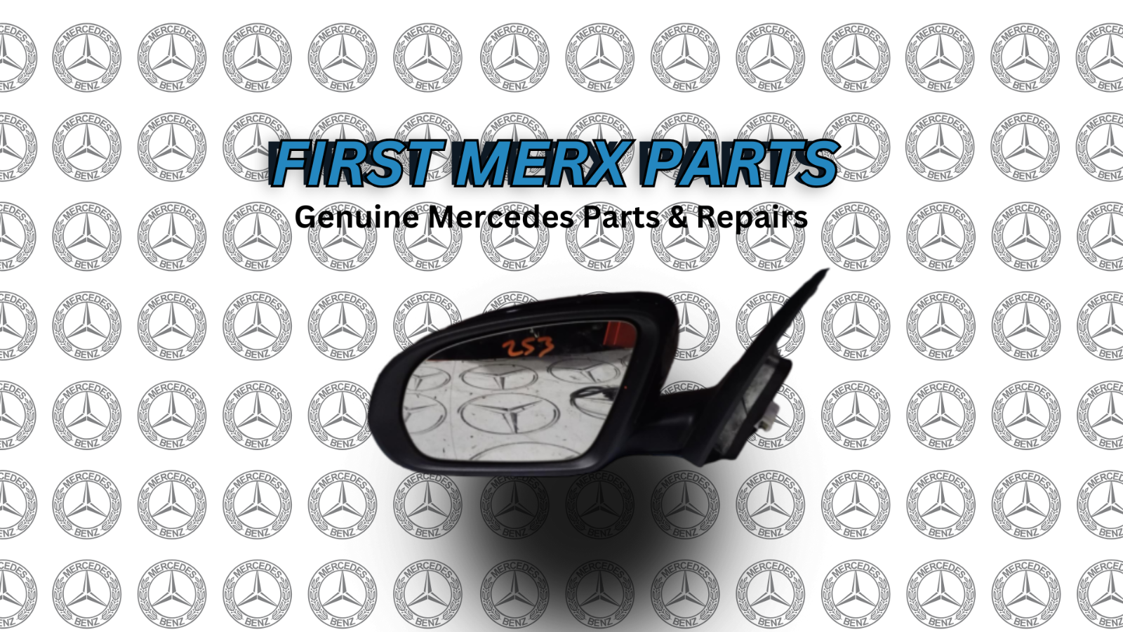MERCEDES GLC CLASS W253 CAMERA LEFT PASSENGER SIDE  ELECTRIC WING MIRROR BLACK