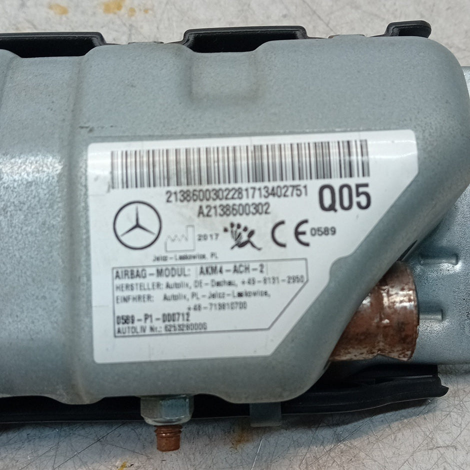 MERCEDES E-CLASS W213 KNEE AIRBAG DRIVER OS RIGHT Q05 A2138600302 FM001277