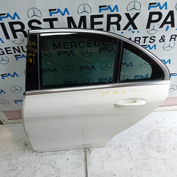 MERCEDES BENZ  C-CLASS W2O5 PASSENGER SIDE REAR DOOR N/S/R COMPLETE BLACK FMD111