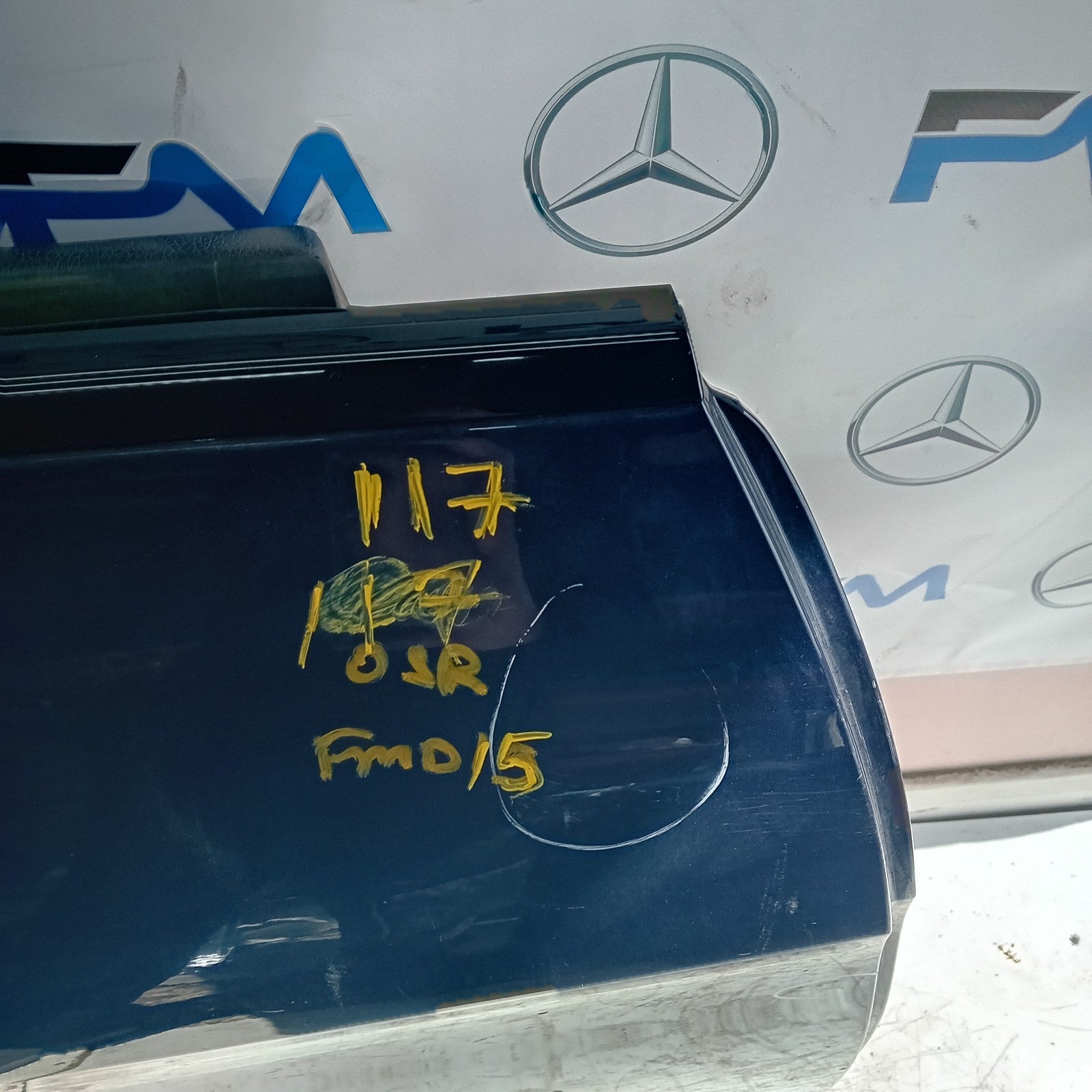 MERCEDES BENZ CLA CLASS W117 DRIVER SIDE REAR DOOR ( OFFSIDE REAR ) FMD15