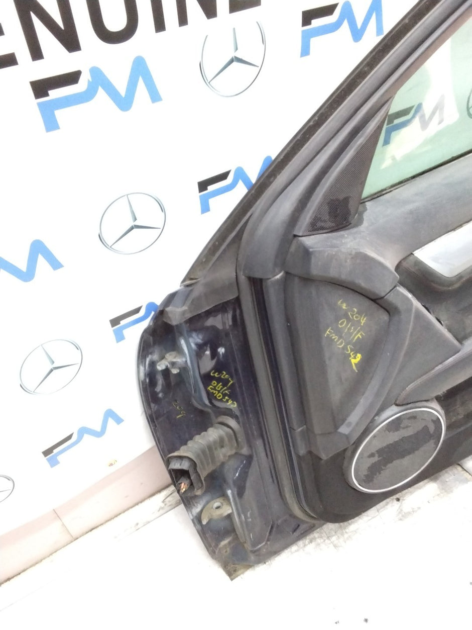 MERCEDES C-CLASS W204 SLN DRIVER FRONT DOOR OSF BLUE 2008-14 FMD542
