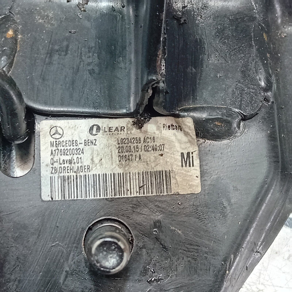 12-18MERCEDES A-CLASS W176 GENUINE REAR SEAT FOLDING MECHANISM CLAMP A1769200324