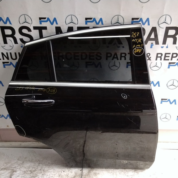 MERCEDES BENZ GLC X253  DRIVER REAR DOOR OSR BLACK 2016 ON COMPLETE FMD308