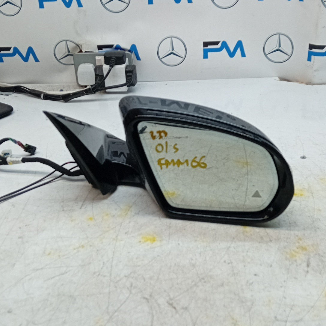 MERCEDES E-CLASS W213 DRIVER  WING MIRROR OSF GREY 2016 PL BS A2138104000 FMM66