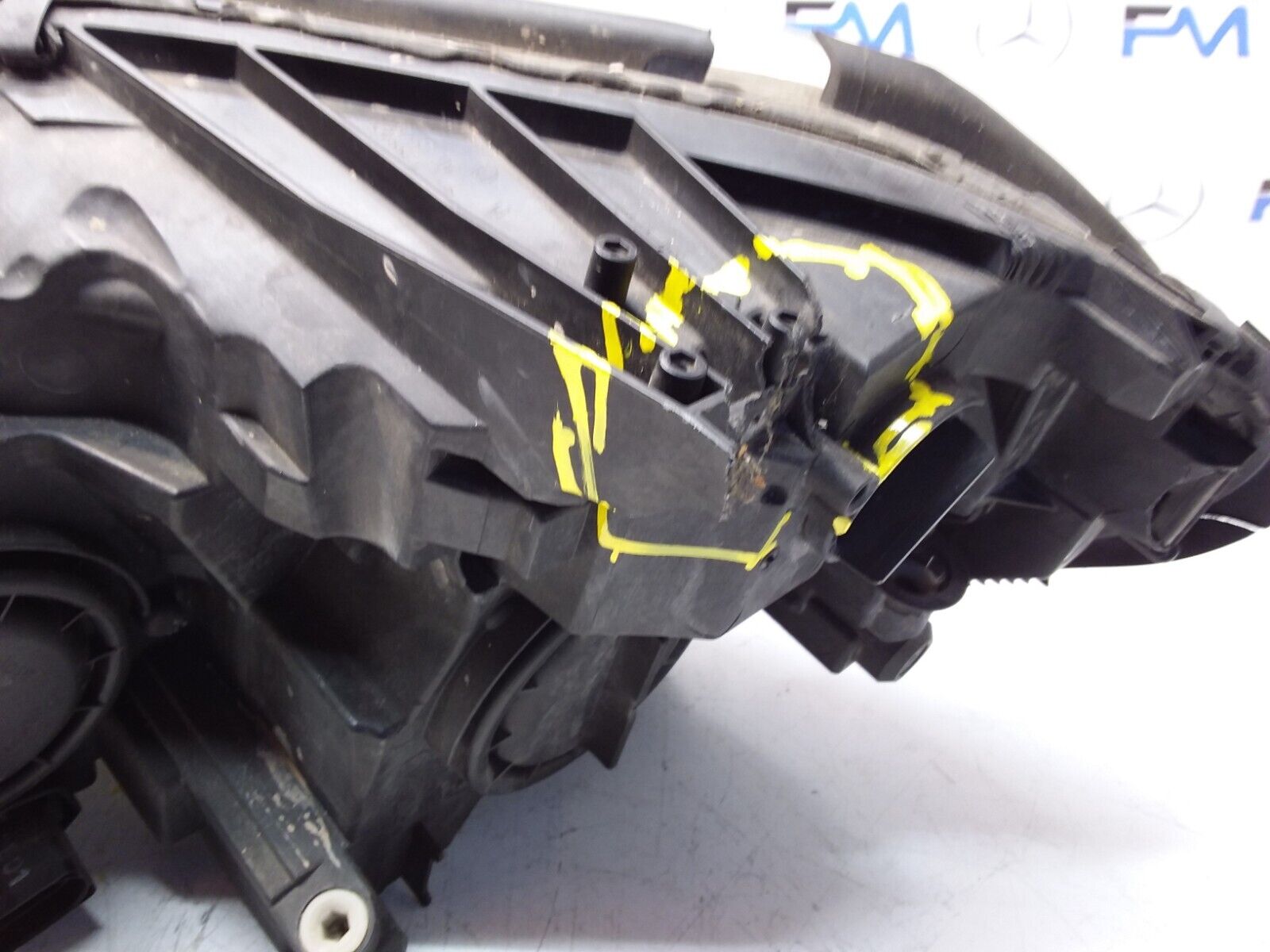 2012 MERCEDES B-CLASS W246 HEADLIGHT DRIVER OS A2468200461 FMH125 (DAMAGED)