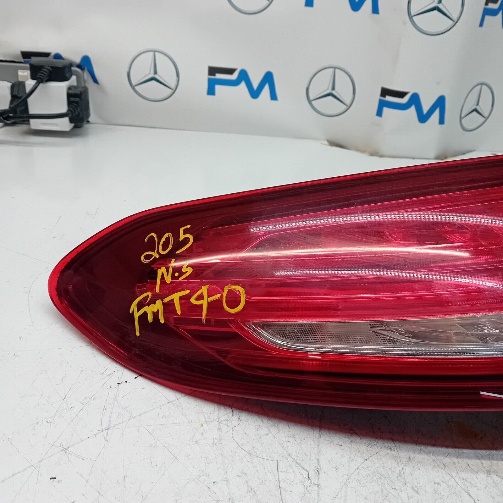 MERCEDES C-CLASS W205 COUPE 2016 REAR PASSENGER N/S TAIL LIGHT A2059066300 FMT40