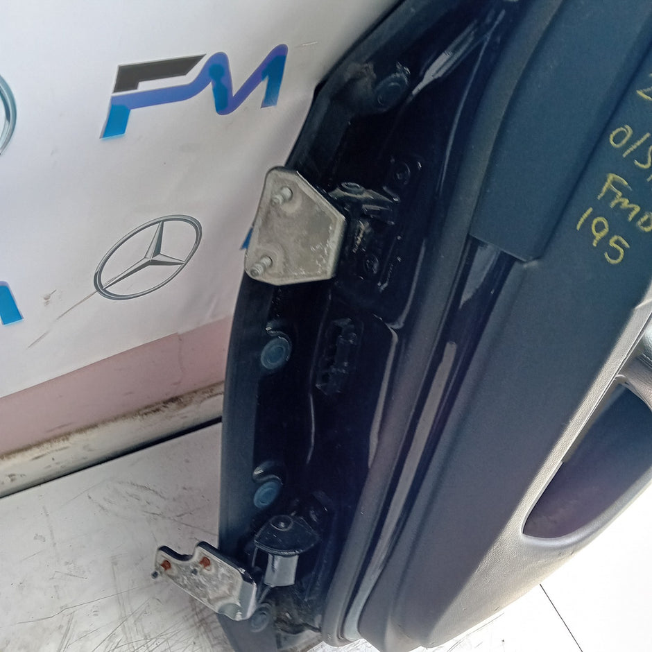 MERCEDES E-CLASS W213 SALOON DRIVER REAR DOOR OSR BLACK 2016 ON COMPLETE FMD195