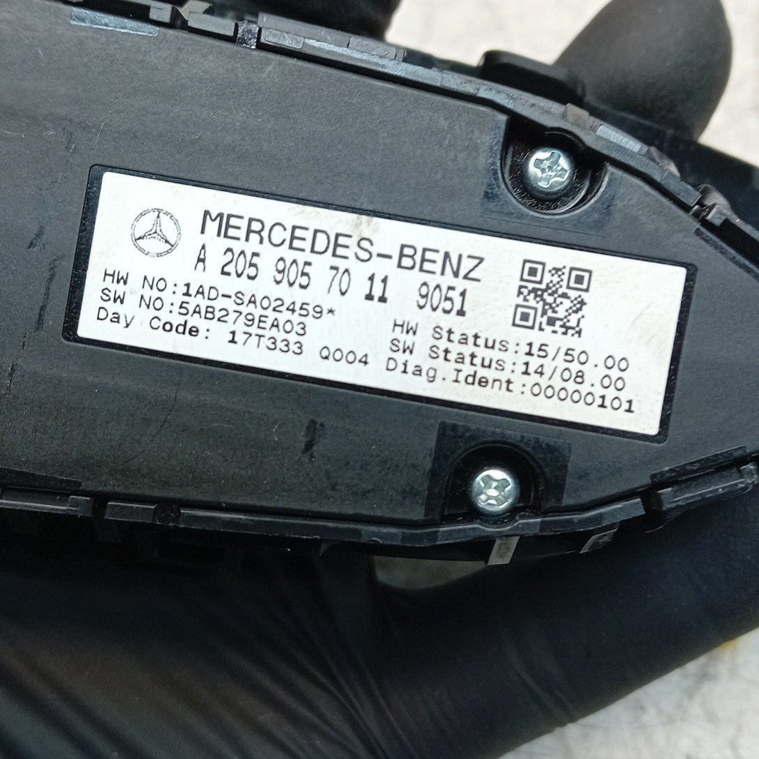 MERCEDES W205 C-CLASS WINDOW SWITCH BLOCK FRONT DOOR RIGHT A2059057011 FM001512