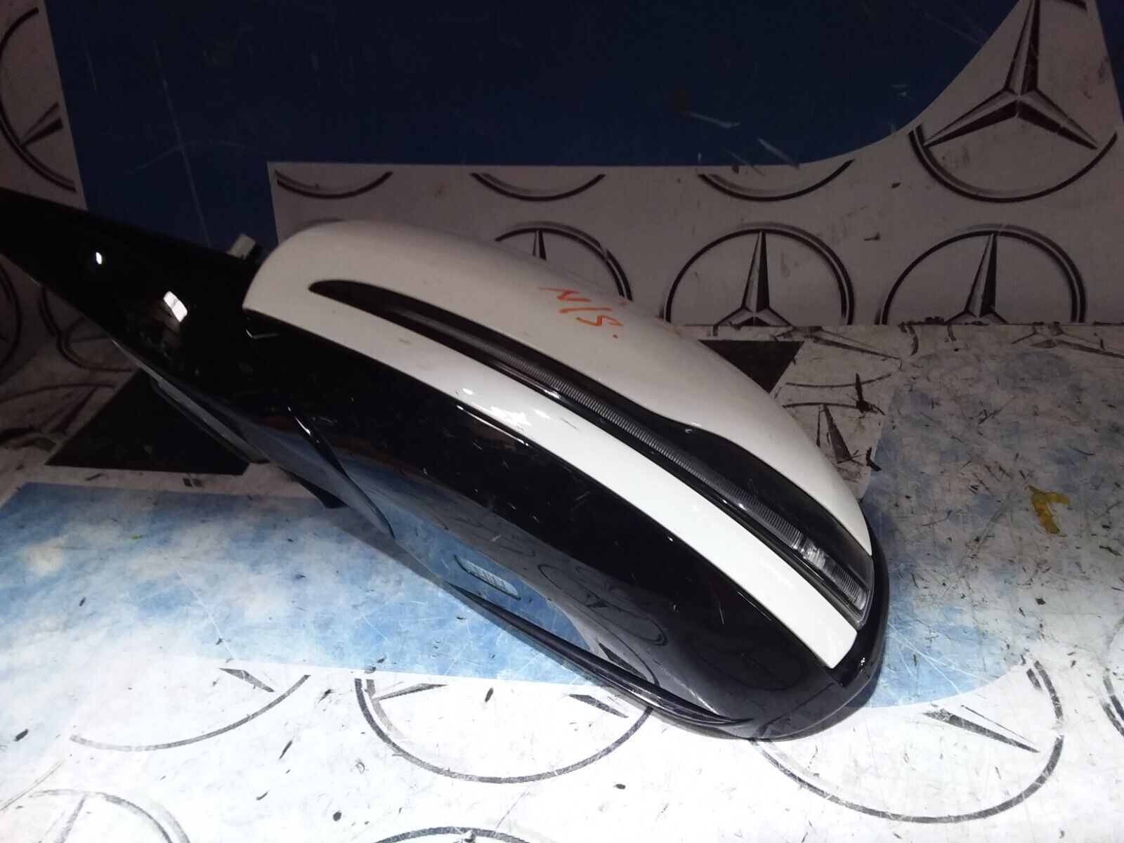 MERCEDES E CLASS W213 PASSENGER SIDE WING MIRROR 2019 A2138102500 WHITE