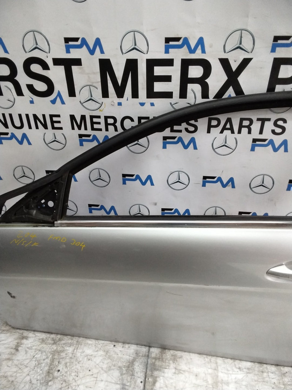MERCEDES C-CLASS W204  PASSENGER FRONT DOOR NSF SILVER 2008-2014 FMD304