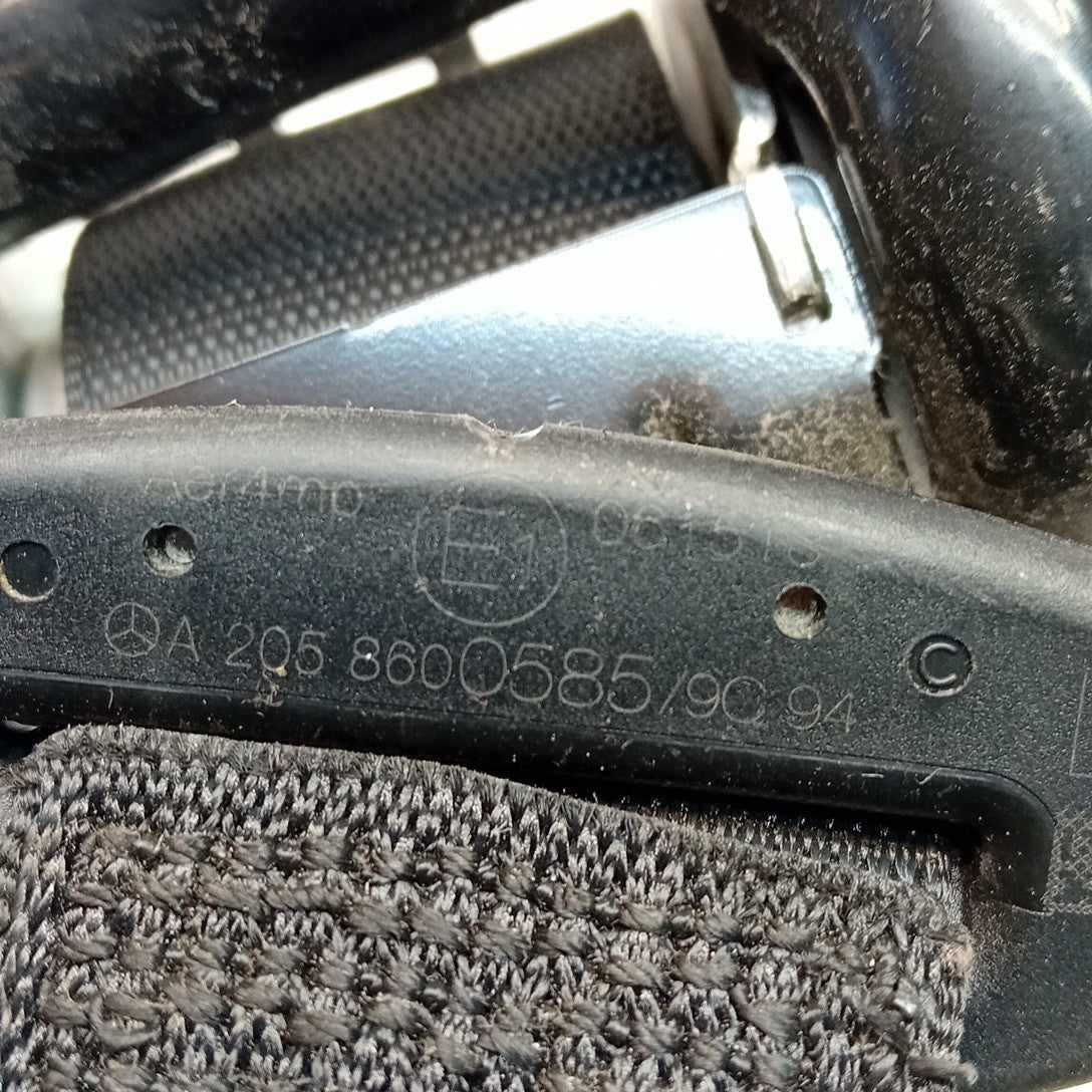 MERCEDES C-CLASS W205 SEAT BELT REAR LEFT PASSENGER SIDE NSR A2058600585 FMS473