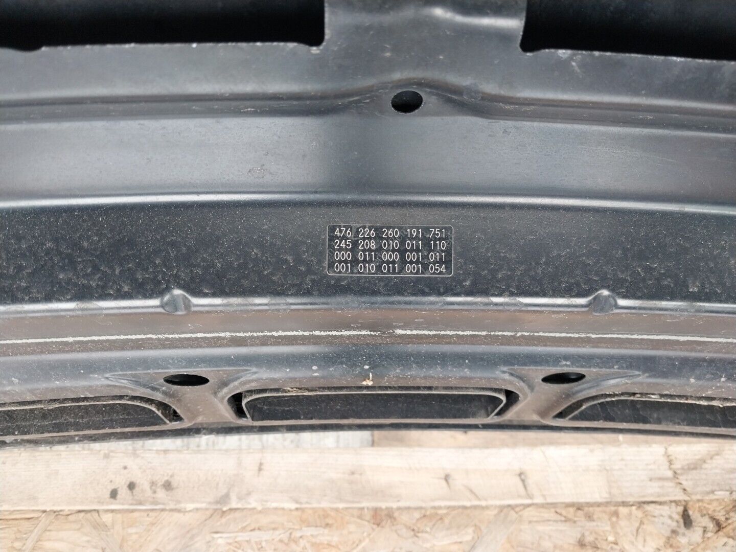 MERCEDES-BENZ B CLASS W245 BONNET BLACK WITH HINGES And TRIM
