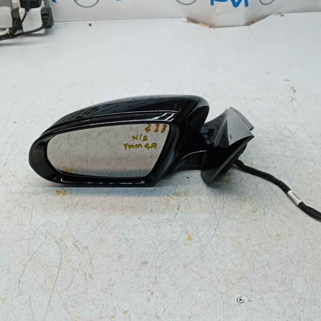 MERCEDES E-CLASS W213 PASSENGER SIDE WING MIRROR BLACK A2138102500 PL 2016 FMM49