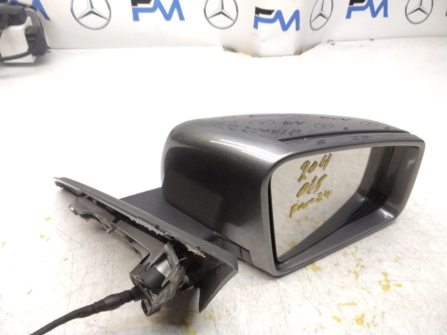 MERCEDES C-CLASS  W204 DRIVER SIDE WING MIRROR A1708100216 GREY FMM24