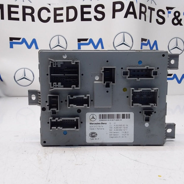 MERCEDES C-CLASS REAR SAM CONTROL MODULE W205 A2059002019 FM00382