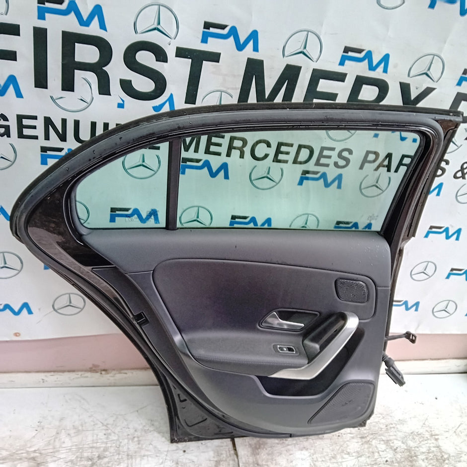 MERCEDES A-CLASS W177 PASSENGER REAR DOOR NSR BLACK 2018 ON COMPLETE FMD261