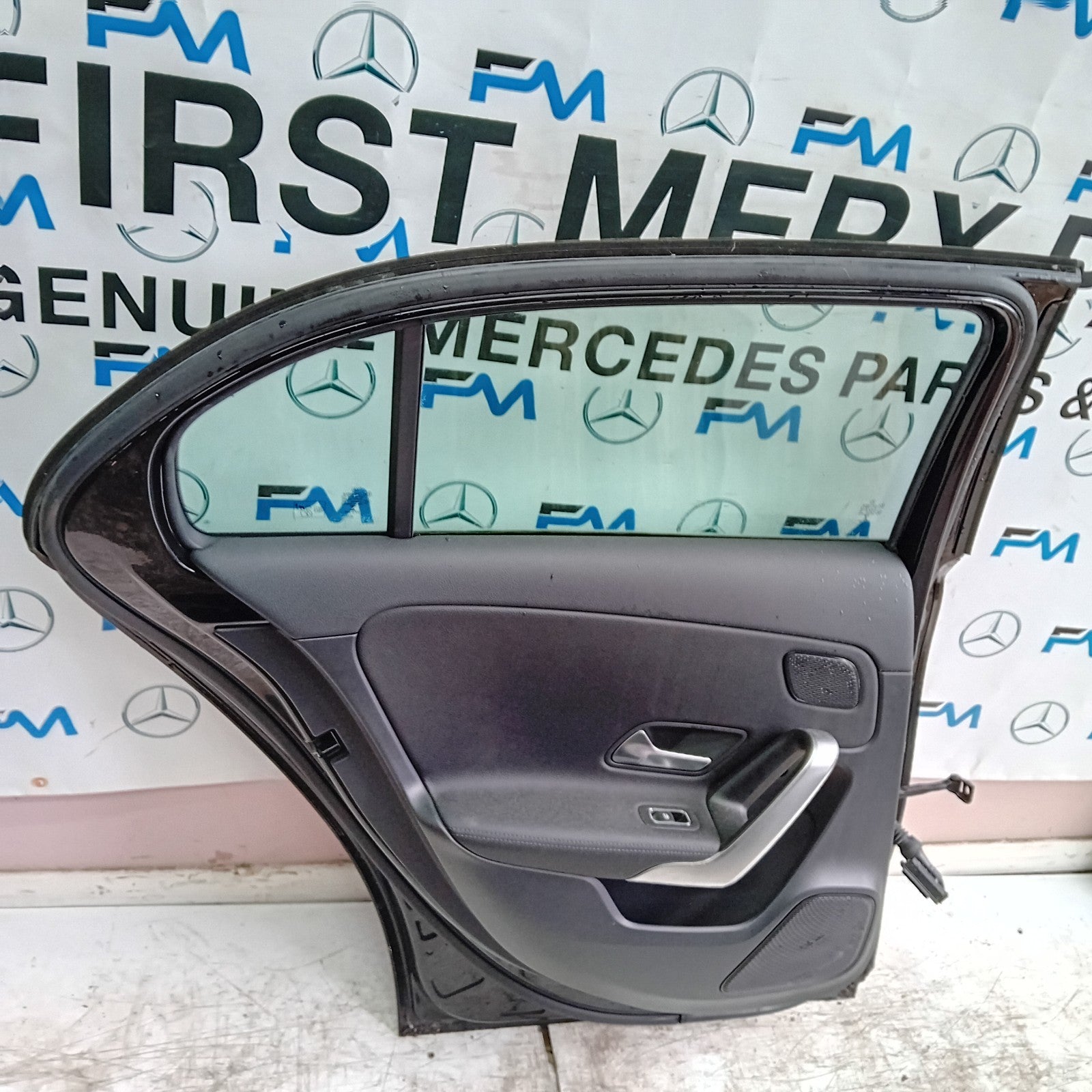 MERCEDES A-CLASS W177 PASSENGER REAR DOOR NSR BLACK 2018 ON COMPLETE FMD261