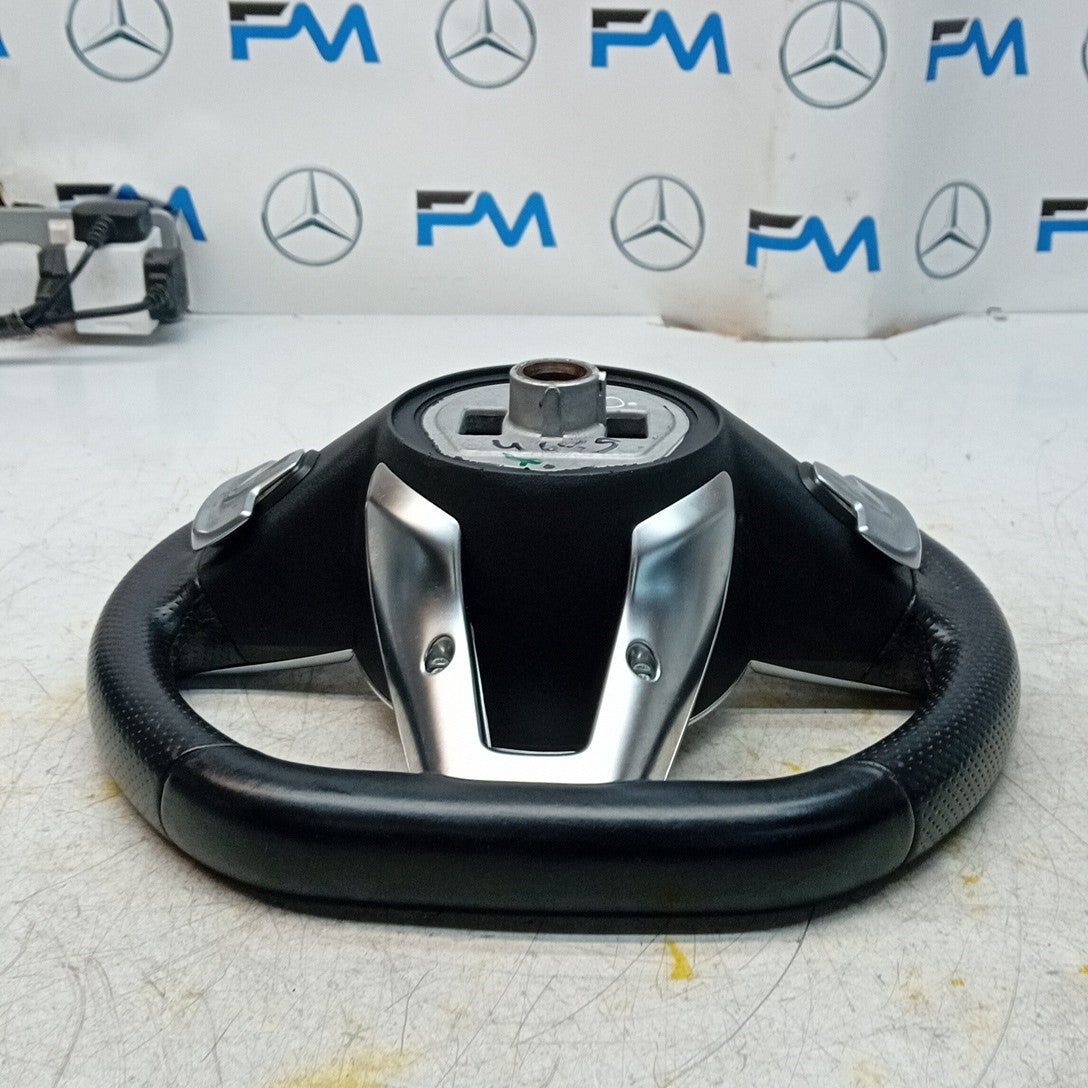 MERCEDES W205 C-CLASS MULTIFUNCTION STEERING WHEEL PFL 2014 A0004606700 FM001402