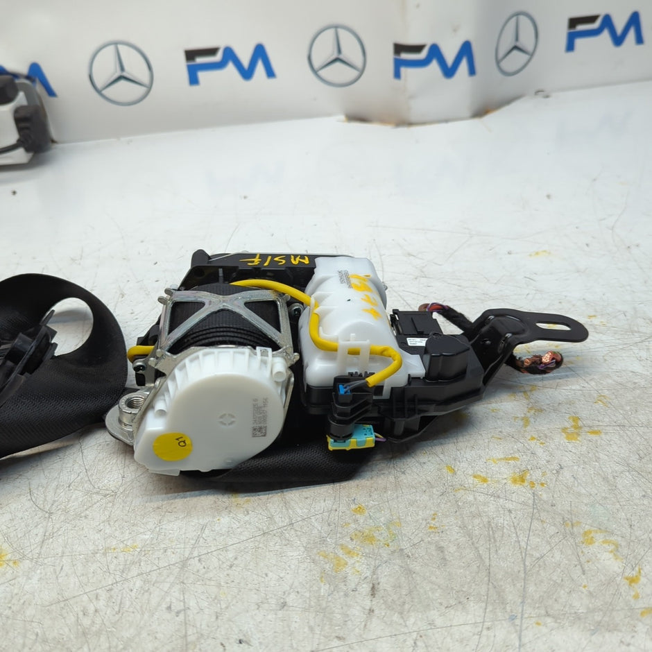 MERCEDES E-CLASS W213 FRONT PASSENGER SIDE SEAT BELT BLACK A2138600601 FM001374