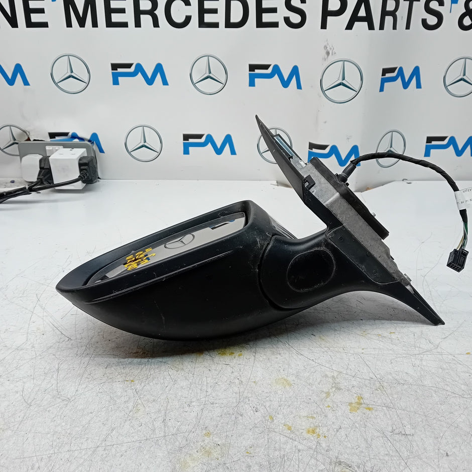 MERCEDES BENZ C-CLASS W205 PASSENGER WING MIRROR NS GREY  A2058101316 FMM82