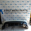 MERCEDES BENZ GLA X156 AMG WHITE REAR BUMPER 2014-19 A1568852825 COMPLETE FMX99