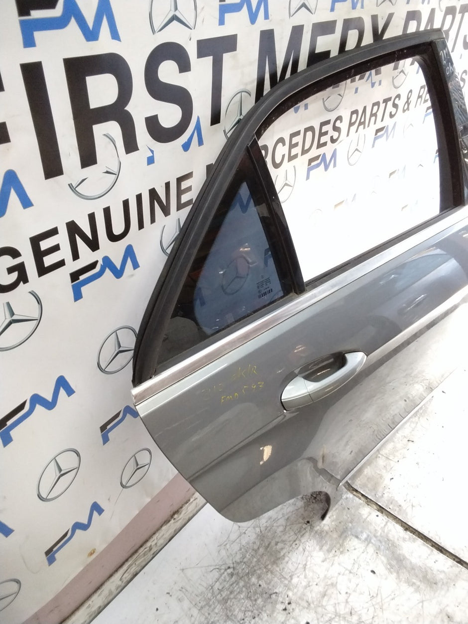 MERCEDES BENZ  E-CLS W212  DRIVER REAR DOOR OSR GREY 2009-16  FMD597