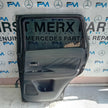 MITSUBISH OUTLANDER MK3 DRIVER SIDE REAR DOOR OSR BLACK 2013 COMPLETE FMD190