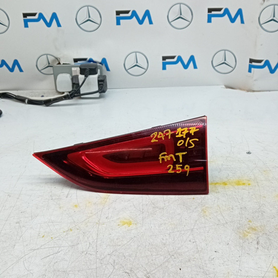 MERCEDES B-CLASS W247 DRIVER RIGHT OS REAR INNER TAIL LIGHT A2479063801 FMT259