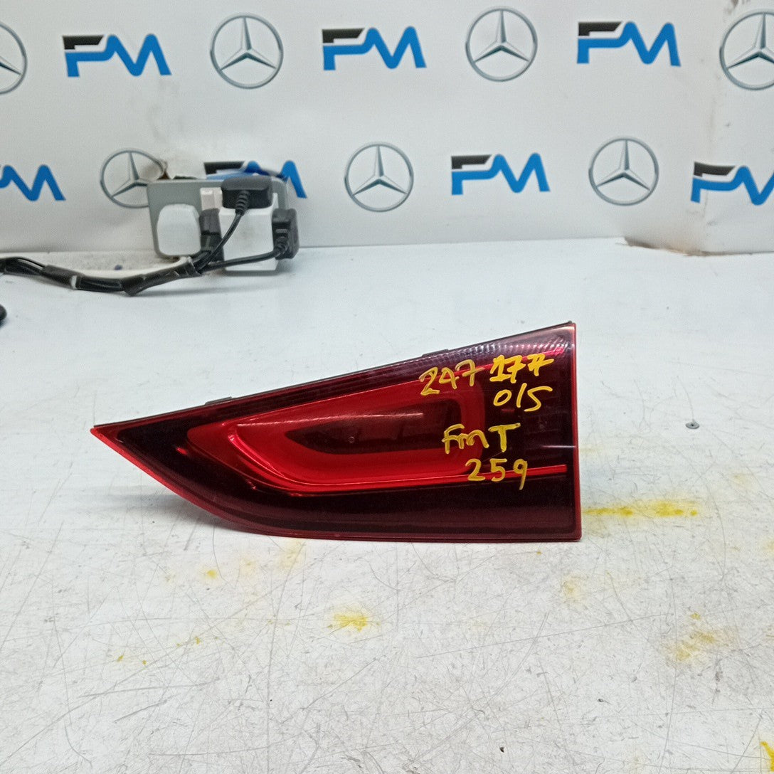 MERCEDES B-CLASS W247 DRIVER RIGHT OS REAR INNER TAIL LIGHT A2479063801 FMT259