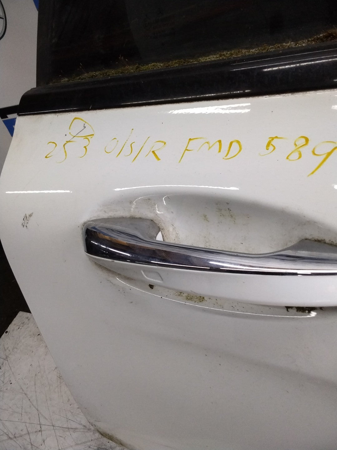 MERCEDES GLC X253  DRIVER REAR DOOR OSR WHITE 2016-22 FMD589