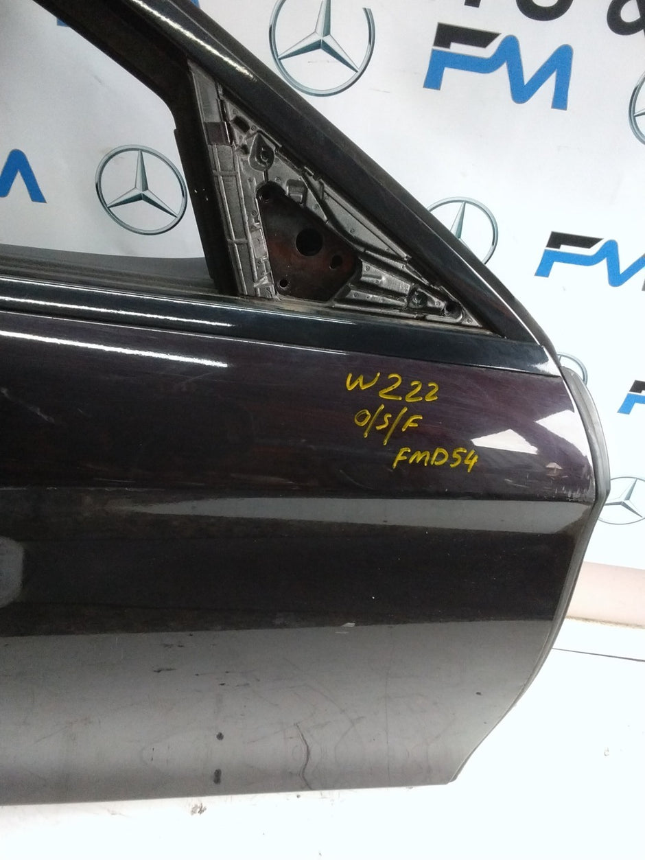 MERCEDES S-CLASS W222 DRIVER SIDE FRONT DOOR O/S/F COMPLETE BROWN FMD54