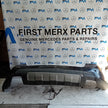 MERCEDES BENZ M-CLASS W164 REAR BUMPER A1648850066 2011 BLACK FMX170