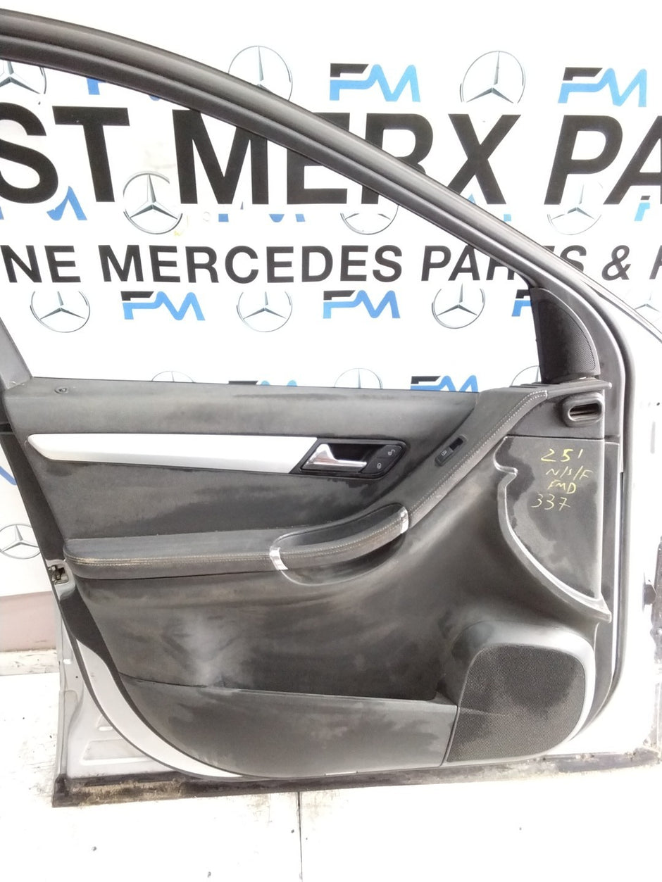 MERCEDES R-CLASS W251 PASSENGER FRONT DOOR NSF SILVER 2005-12 COMPLETE FMD337