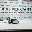 MERCEDES S-CLASS W222 DRIVER WING MIRROR OS BLACK A2228101616 2014 PL FMM56