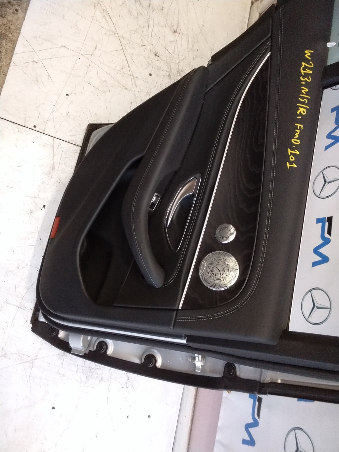 MERCEDES BENZ E-CLASS W213 PASSENGER SIDE REAR DOOR N/S/R COMPLETE SILVER FMD101