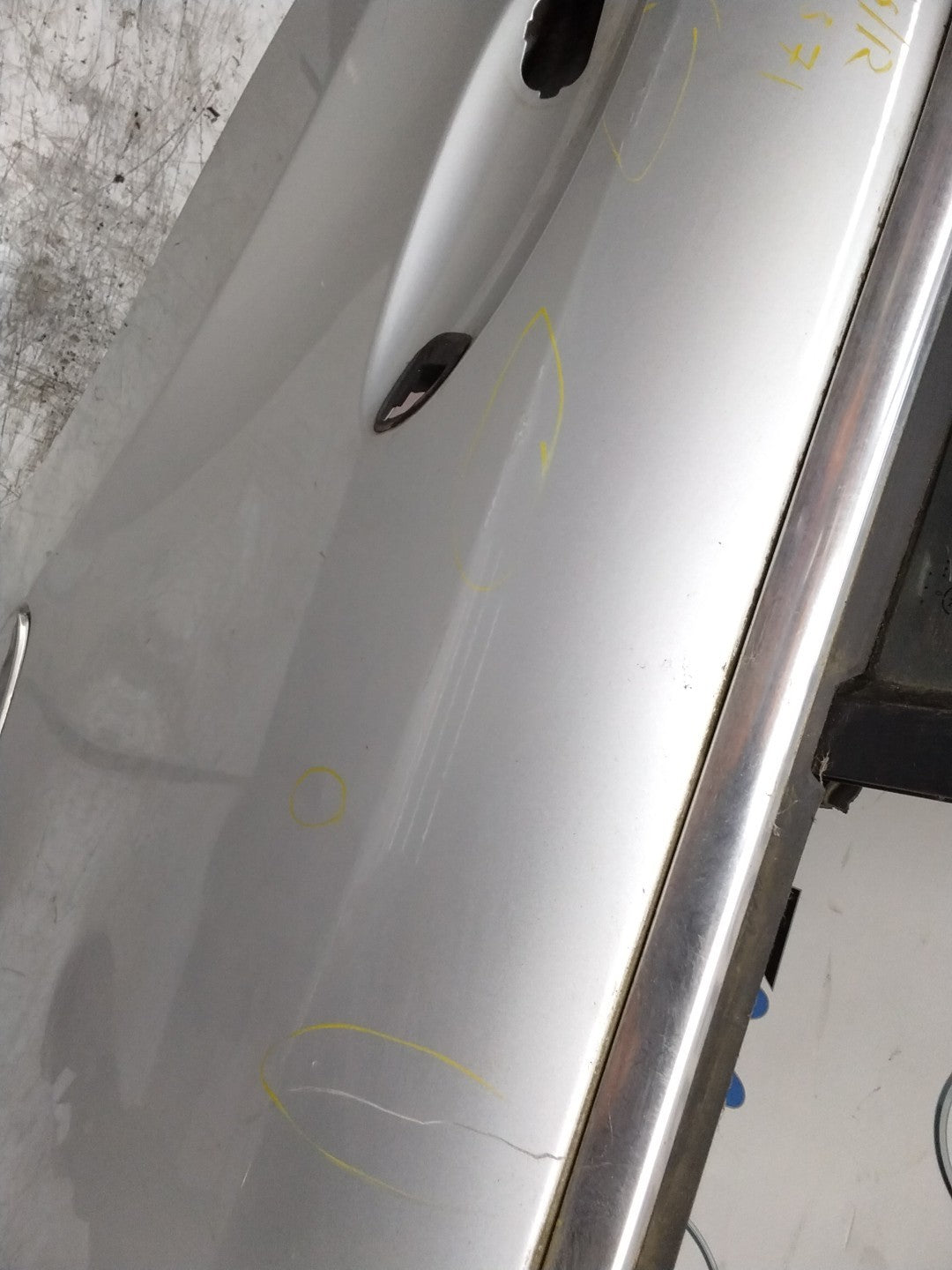 MERCEDES M-CLASS W164  DRIVER REAR DOOR OSR SILVER 2005-11 FMD571