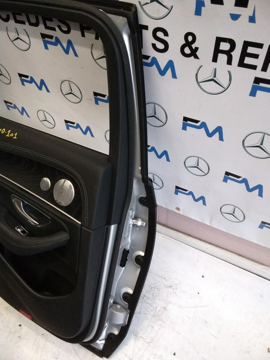 MERCEDES BENZ E-CLASS W213 PASSENGER SIDE REAR DOOR N/S/R COMPLETE SILVER FMD101