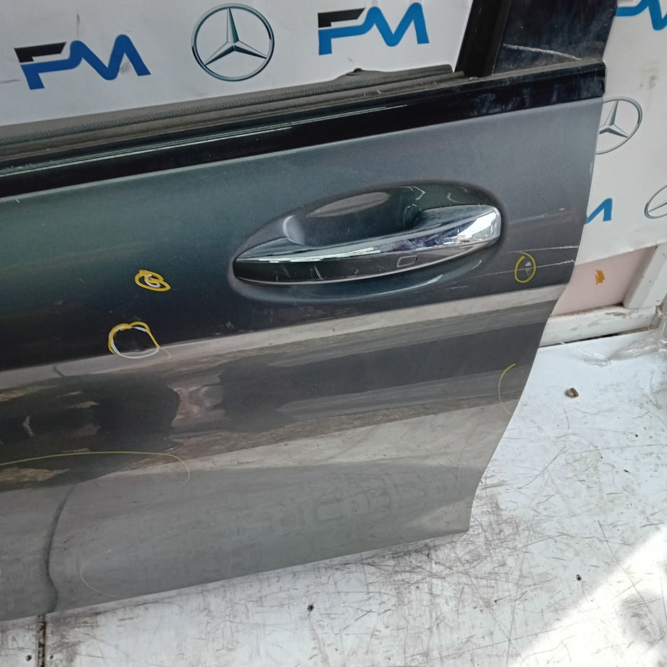 MERCEDES GLC X253 PASSENGER FRONT DOOR NSF BLACK 2016 ON GREY COMPLETE FMD213