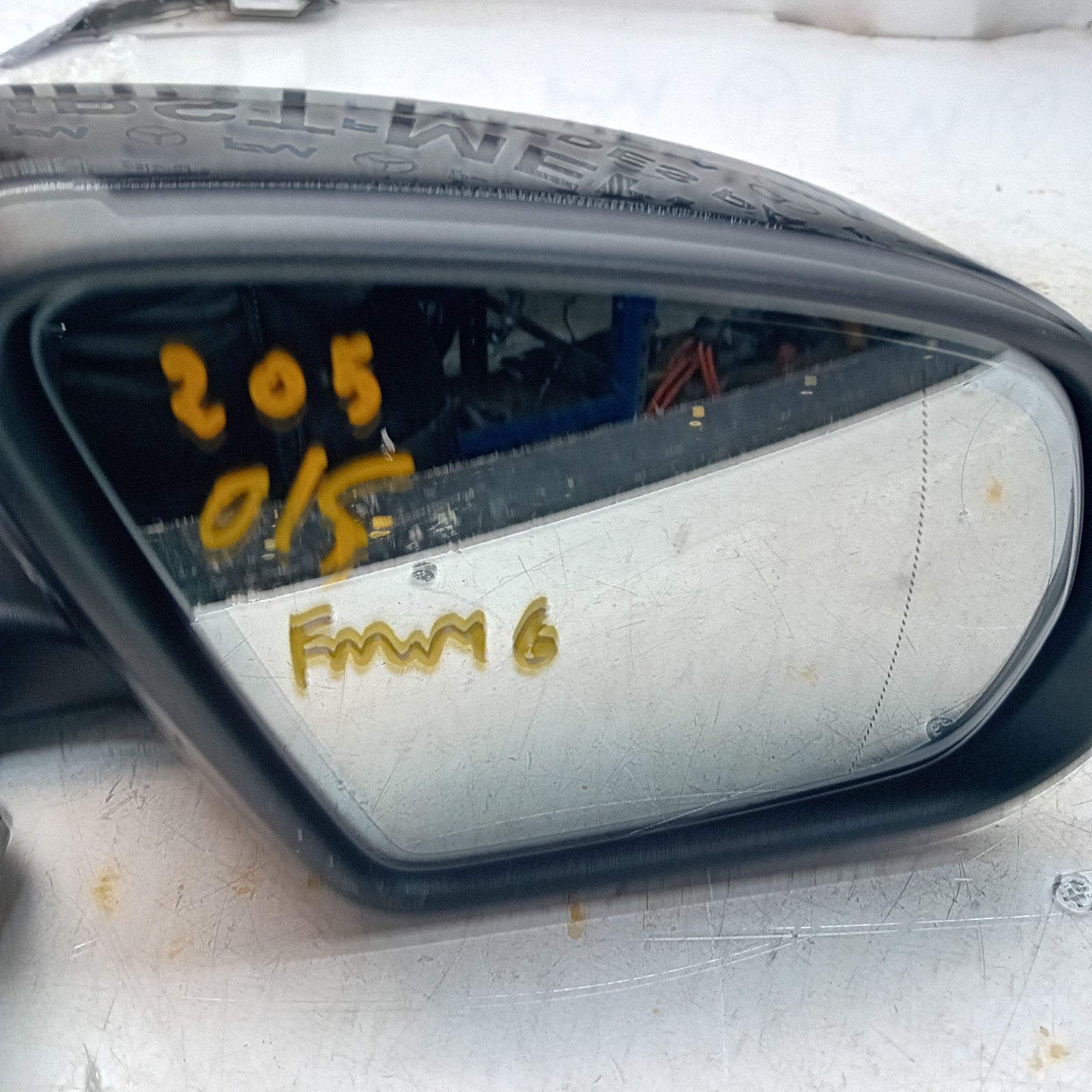 MERCEDES C-CLASS 2014 On W205 DRIVER SIDE WING MIRROR A2058104402 BLACK FMM6