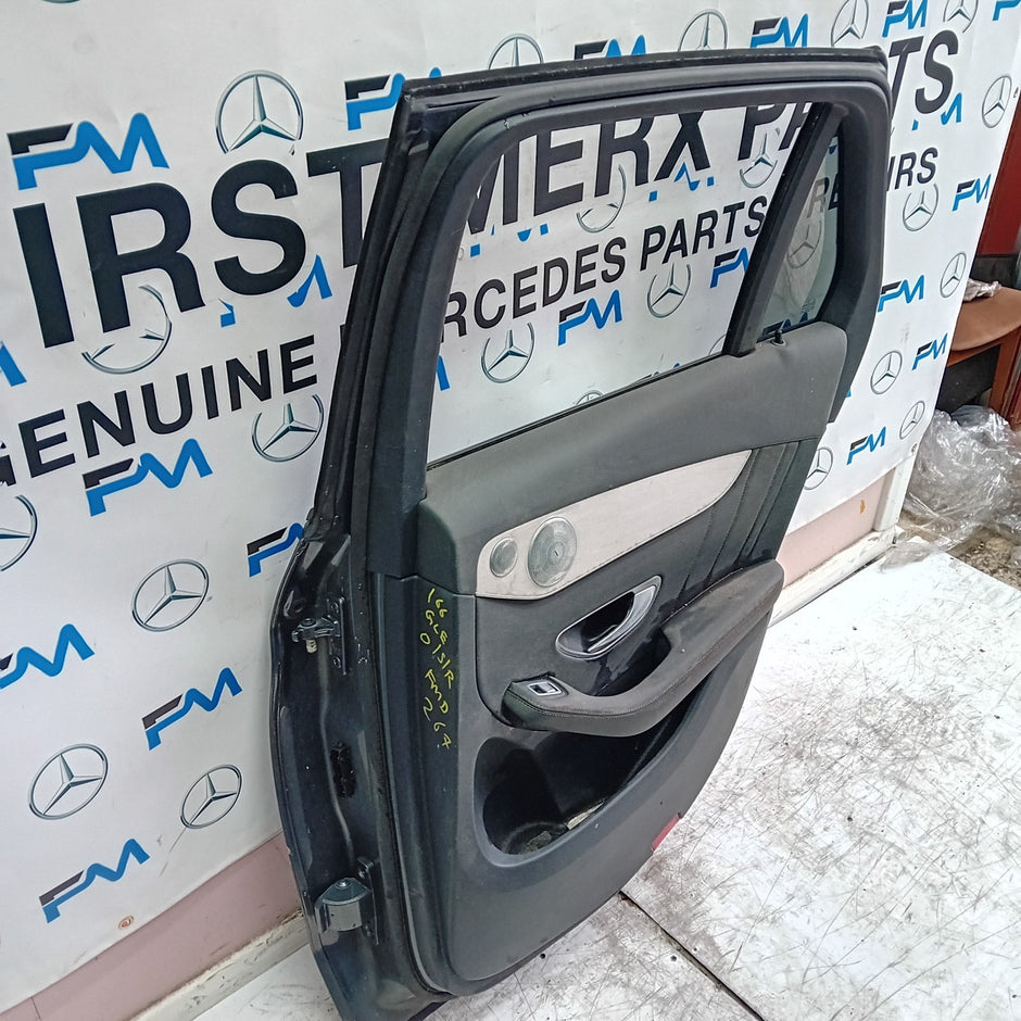 MERCEDES BENZ GLE W166 DRIVER REAR DOOR OSR GREY 2015-19 COMPLETE FMD267