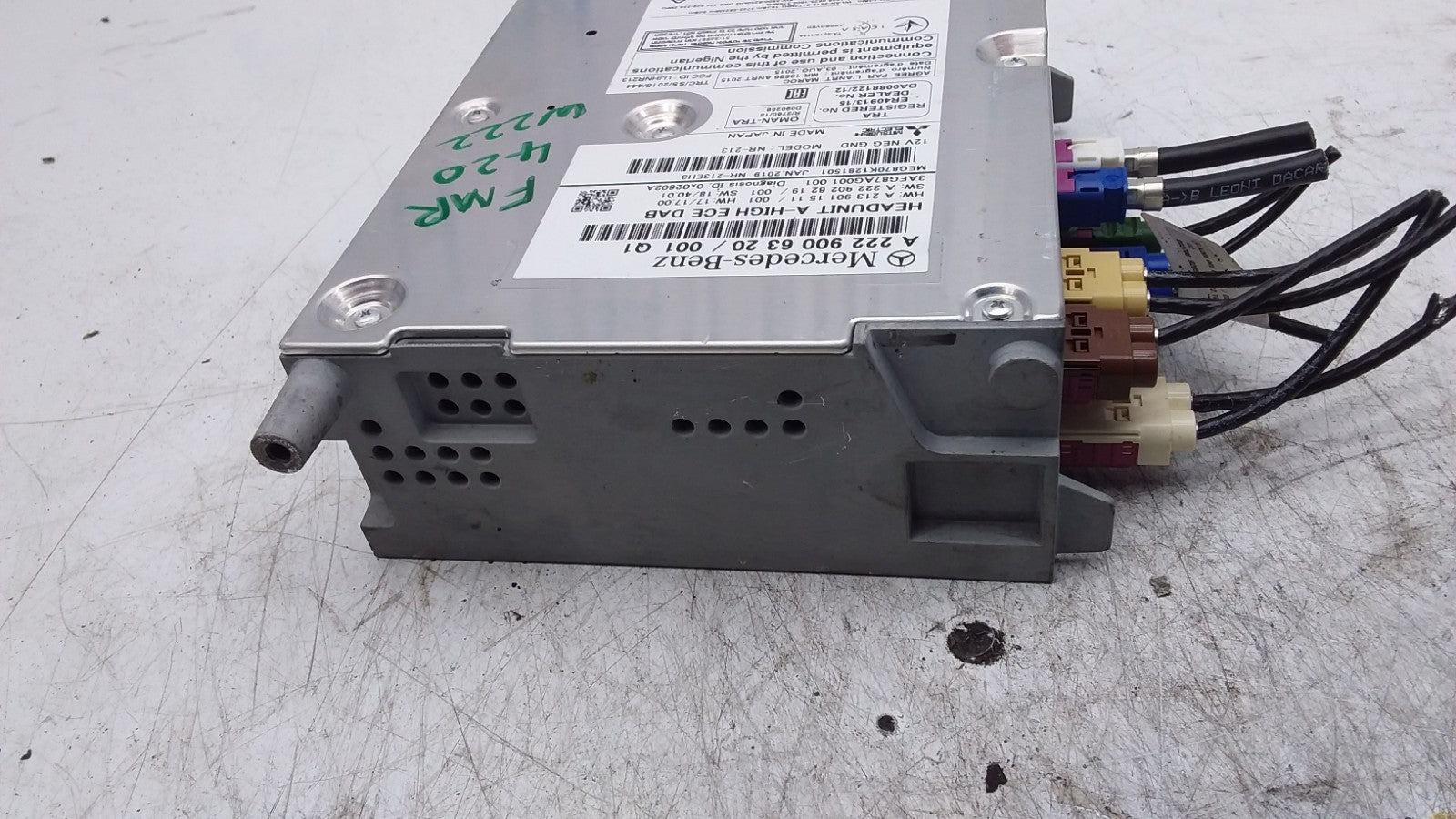 MERCEDES BENZ C-CLASS W205 SATELLITE NAVIGATION HEAD UNIT A2229006320 FMR420
