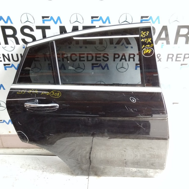 MERCEDES BENZ GLC X253  DRIVER REAR DOOR OSR BLACK 2016 ON COMPLETE FMD308