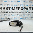 MERCEDES S-CLASS W222 PASSENGER WING MIRROR NS BLACK A2228101516 2014 PL FMM55