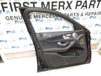 MERCEDES BENZ C-CLASS W205 PASSENGER SIDE FRONT DOOR N/S/F COMPLETE BLACK FMD79