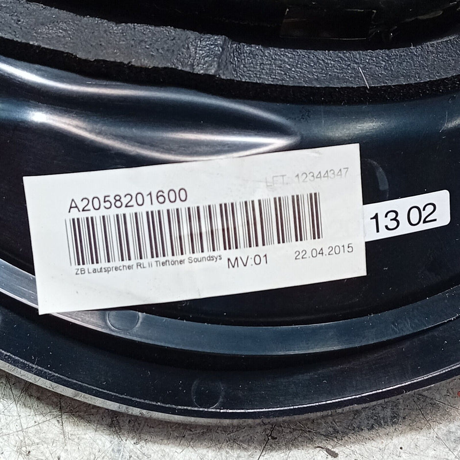MERCEDES EQC 400 AMG 2020-2024 LEFT SIDE FRONT SUBWOOFER SPEAKER A2058201600