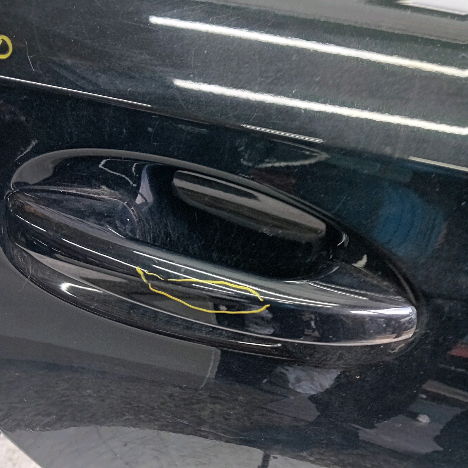 MERCEDES BENZ A-CLASS W177 DRIVER SIDE REAR DOOR O/S/R BLACK  COMPLETE FMD151