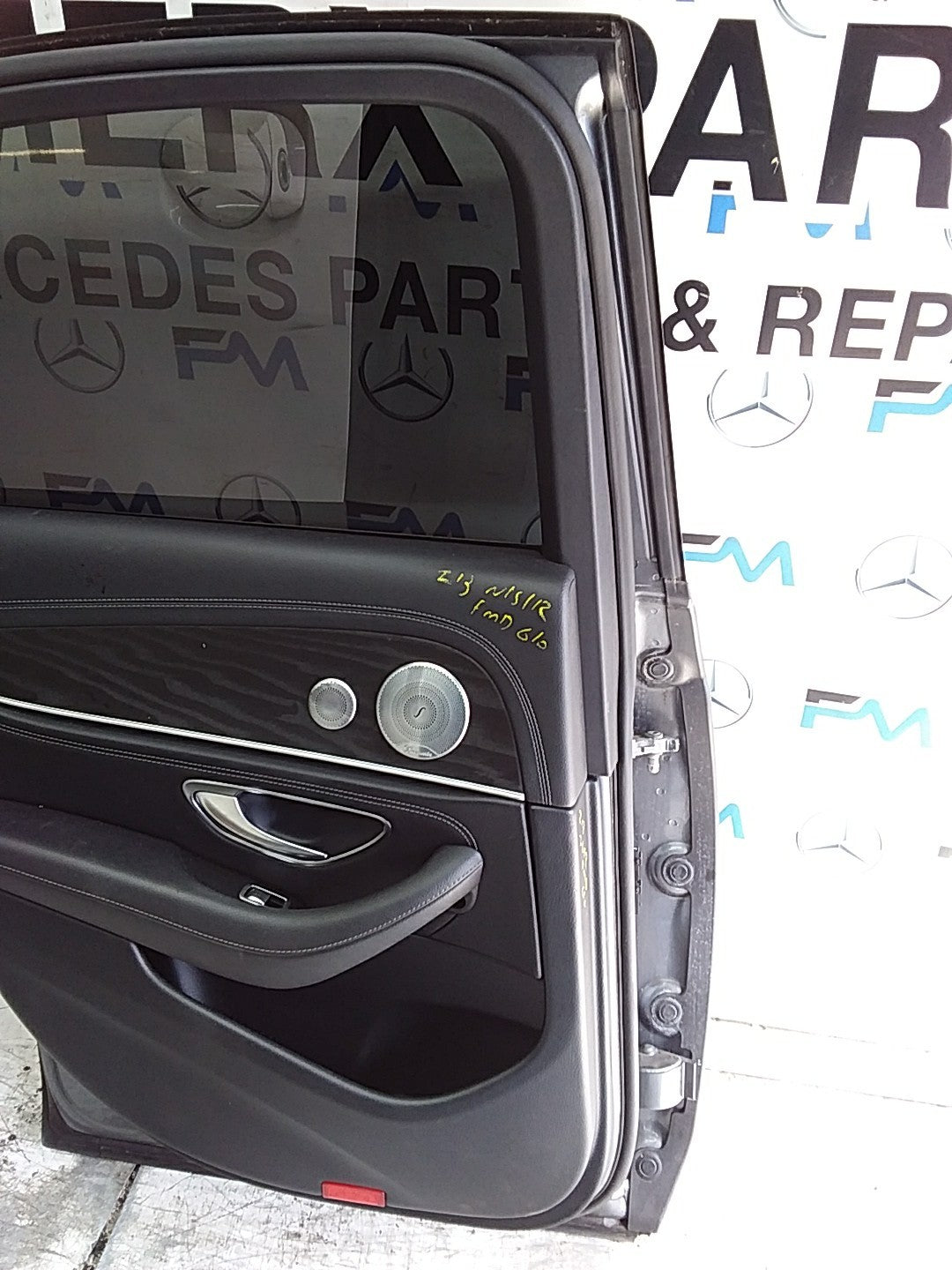 MERCEDES E-CLS W213 SLN PASSENGER REAR DOOR NSR GREY 2016-23 COMPLETE FMD610